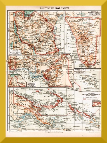 Deutsche kolonien landkarte - kolonien, +landkarte