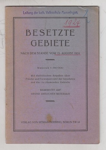 Besetzte gebiete nach dem - nach,