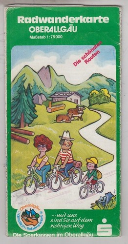 Radwanderkarte oberallgäu - radwanderkarte,