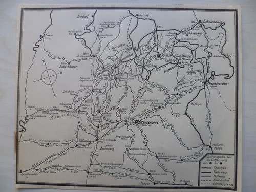 Kartenskizze wanderwege - kartenskizze,