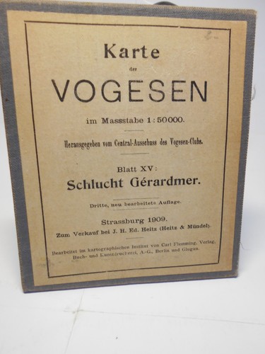 Karte der vogesen blatt - der, vogesen;