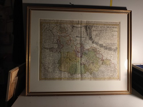 1745 alte landkarte ducatus - 1745,