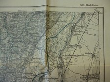 Karte des deutschen Reiches