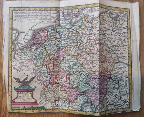 Antike karte germaniae - antike, in