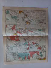 Antike Landkarte Kolonien