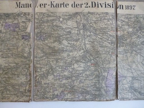 Manöver karte der division - der, 2.