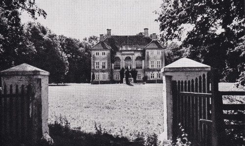 Schloß holstein vom parktor - holstein,