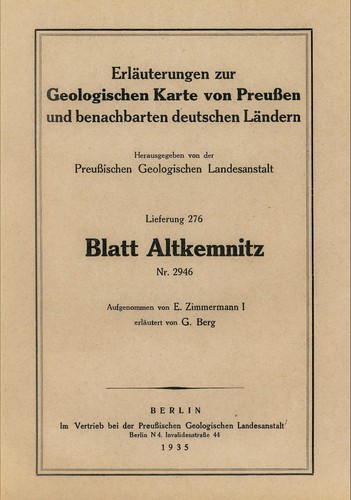 Geologische erläuterung - geologische,