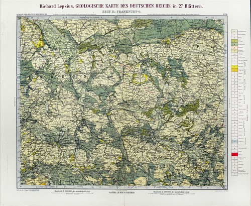 Geologische karte deutsches - geologische,
