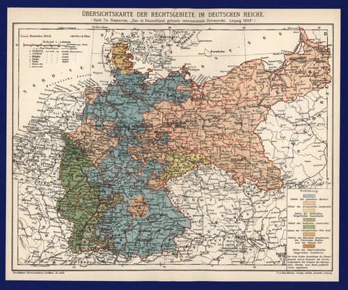 Landkarte anno 1898 - ,